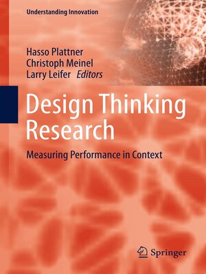 cover image of Design Thinking Research